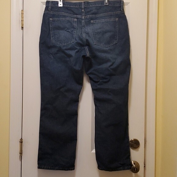 CABELA'S JEANS WOMEN'S SIZE 16S 16 SHORT DARK WASH STRAIGHT LEG 100% COTTON - Picture 7 of 11